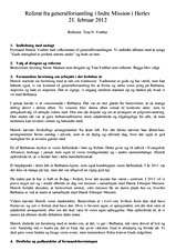 Referat fra generalforsamlingen 2012